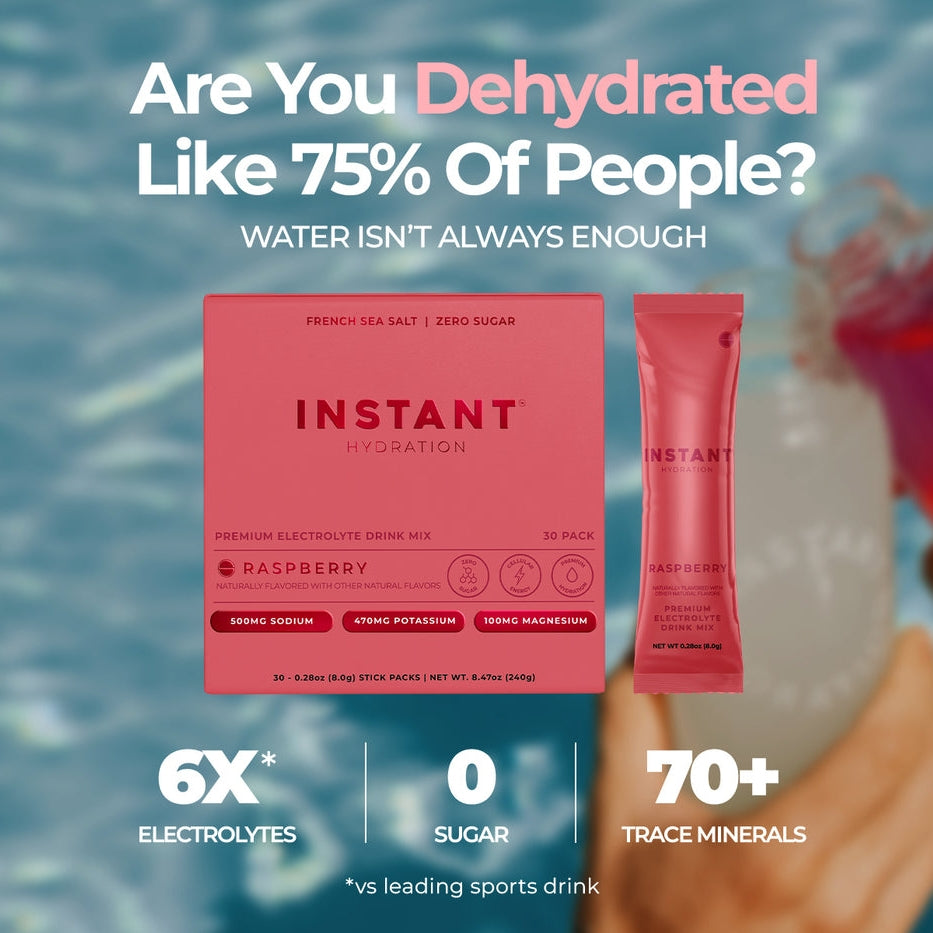 Instant Hydration Electrolyte Poweder 30 Sticks